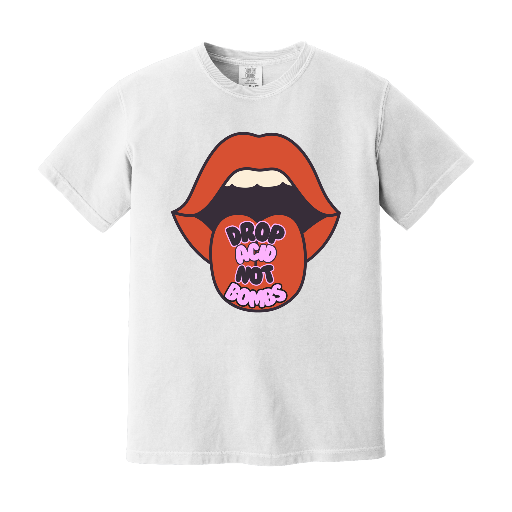 Retro 1970s Anti-War Psychedelic T-Shirt – Vintage Cotton Tee
