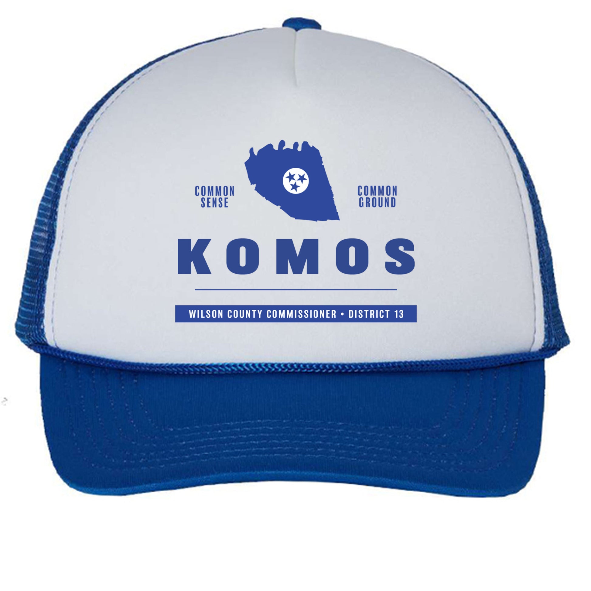 White/ Royal - VC700 - FRONT