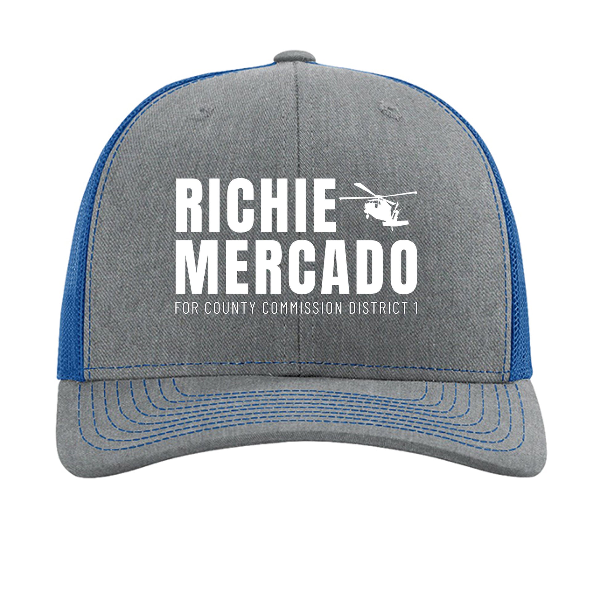 Heather Grey/ Royal - 112 - FRONT