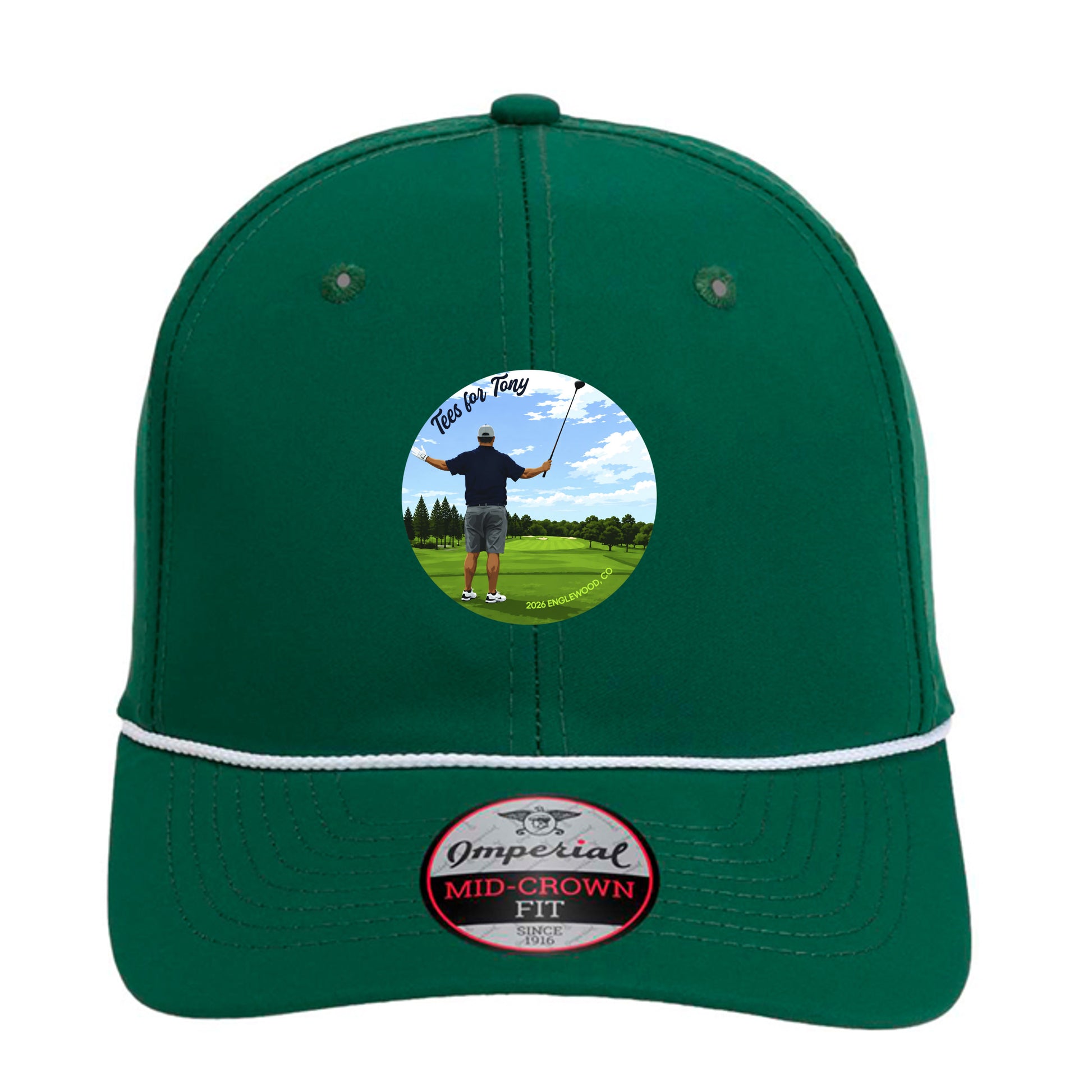 Forest/ White - 7054 - FRONT